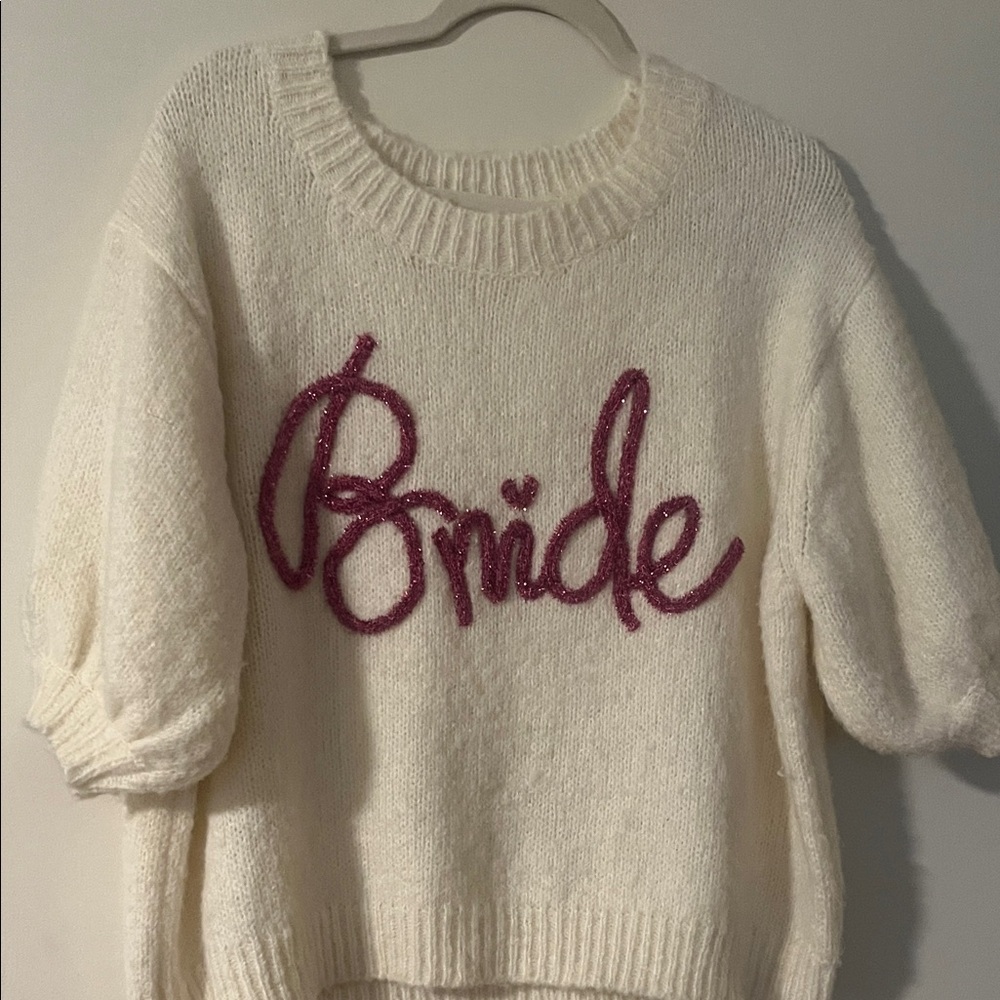 White Bride Sweater